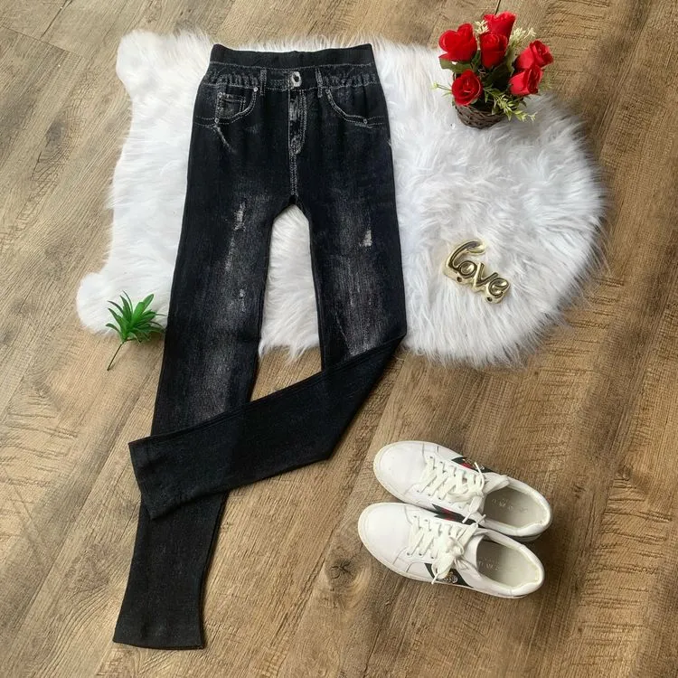 Calça legging jeans fake 004