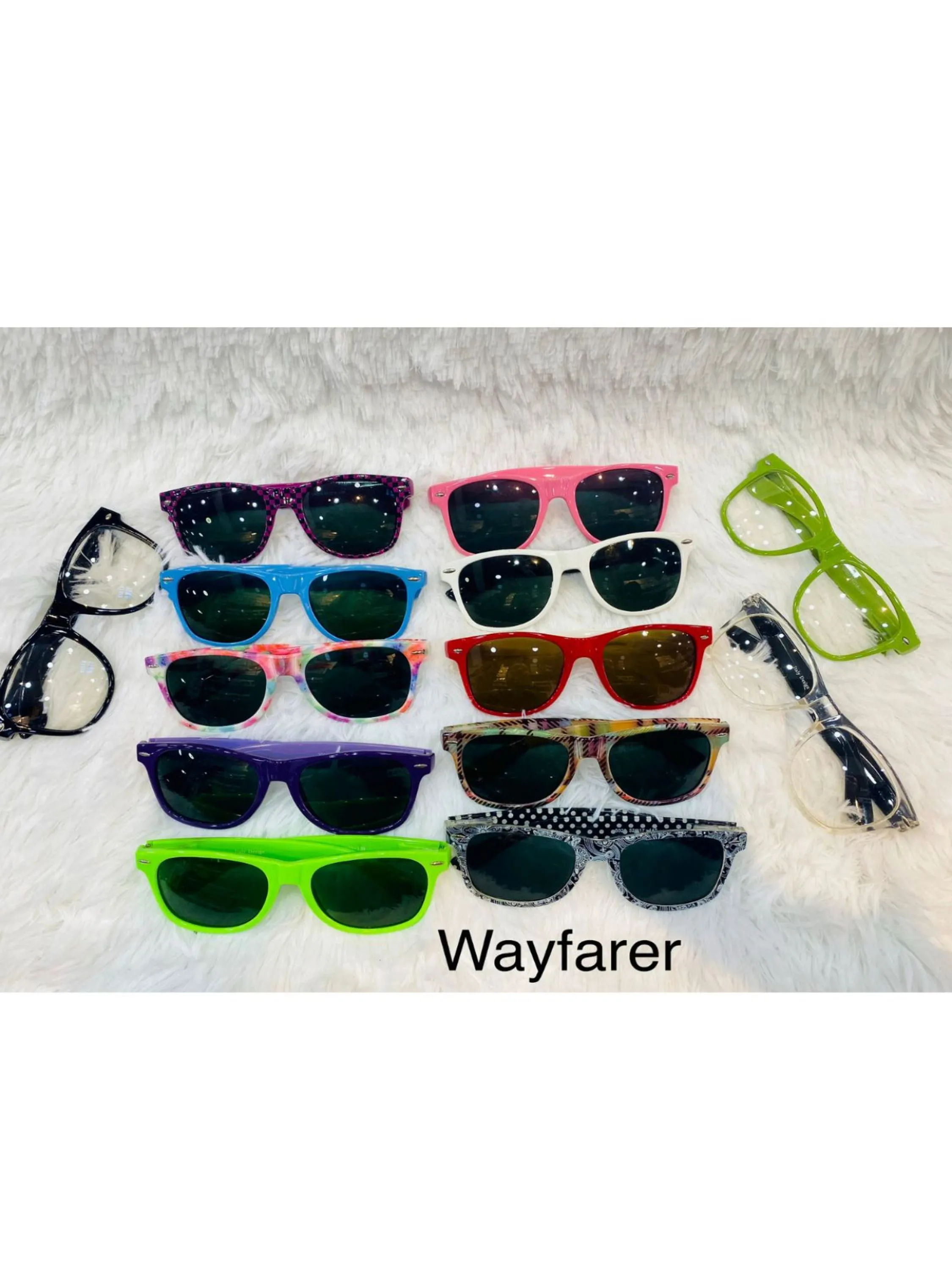 KIT (12pcs)Oculos de sol,unissex-Wayfarer