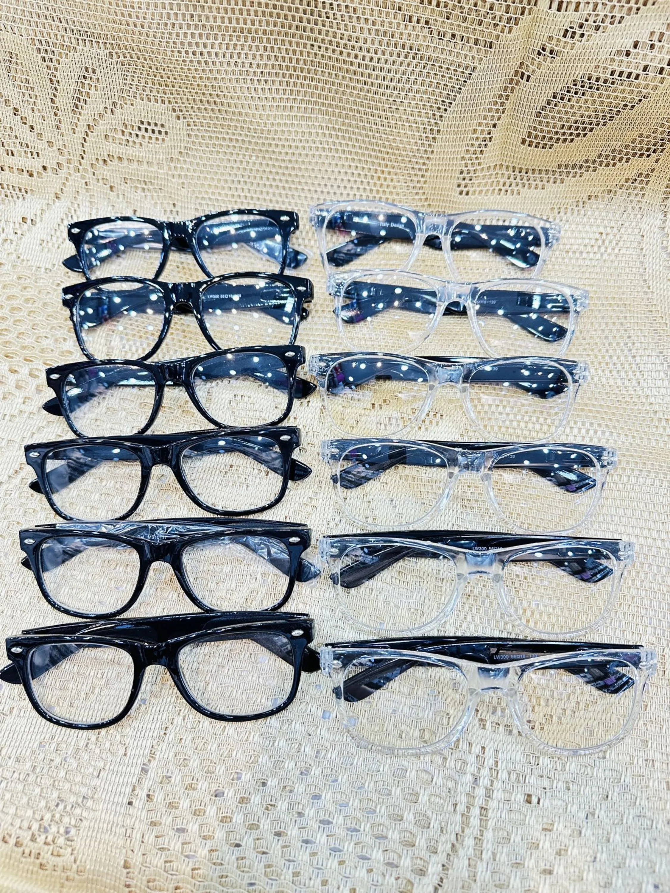 KIT(12pcs)oculos de sol promoçao Modelo Wayfarer