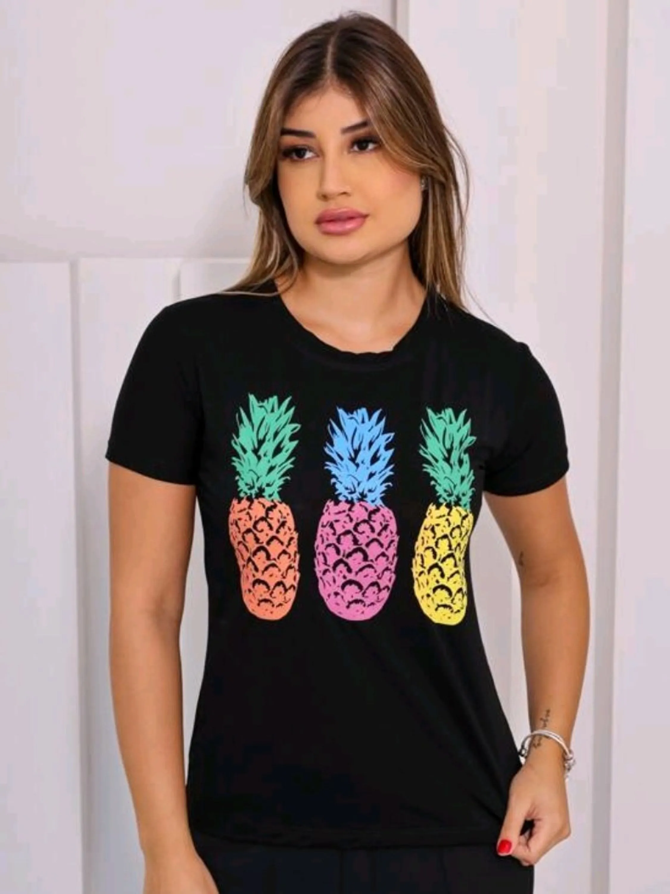 Blusa Feminina Camiseta Tshirt Estampa Acabaxi