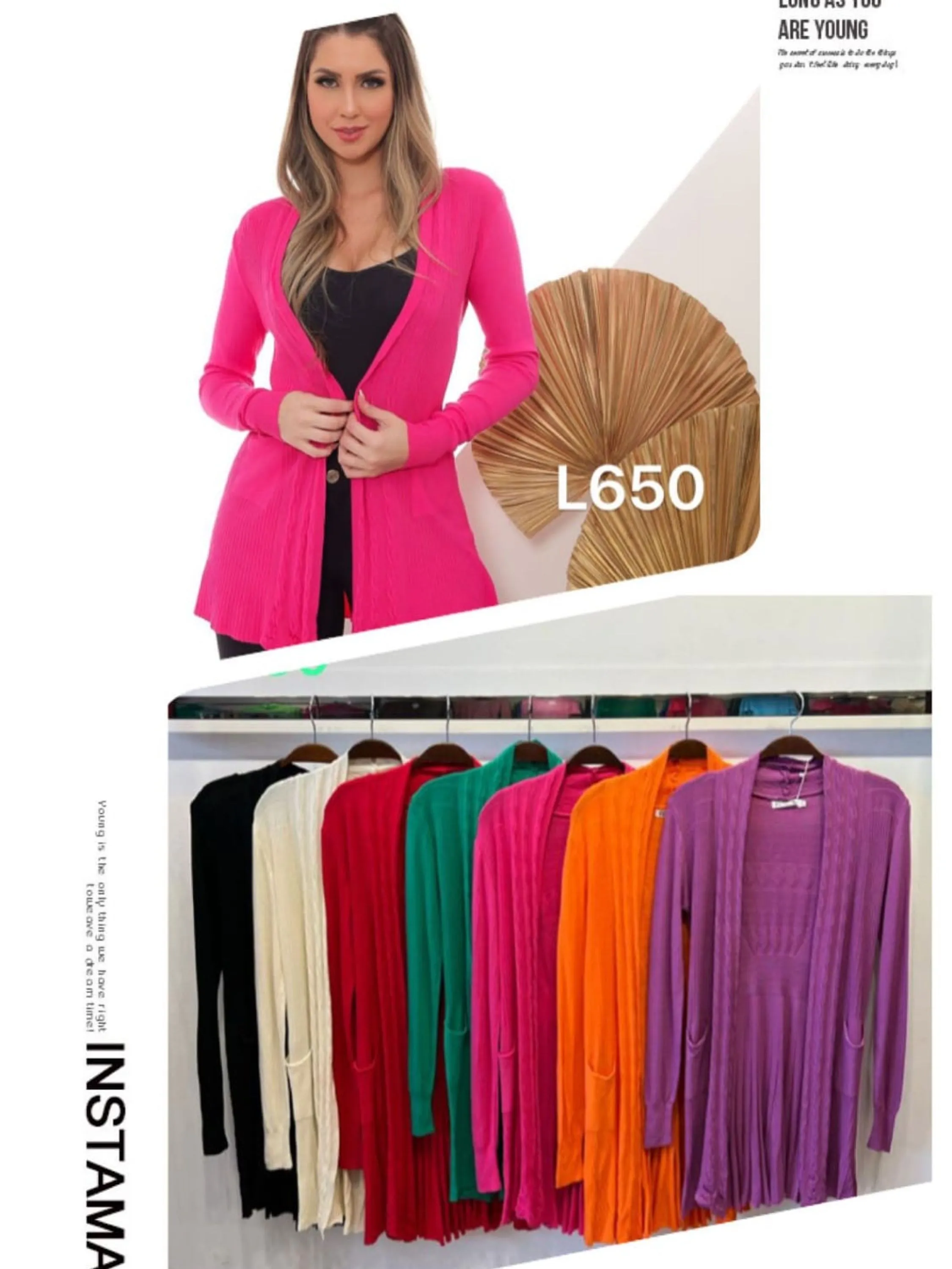 Cardigan importado L650