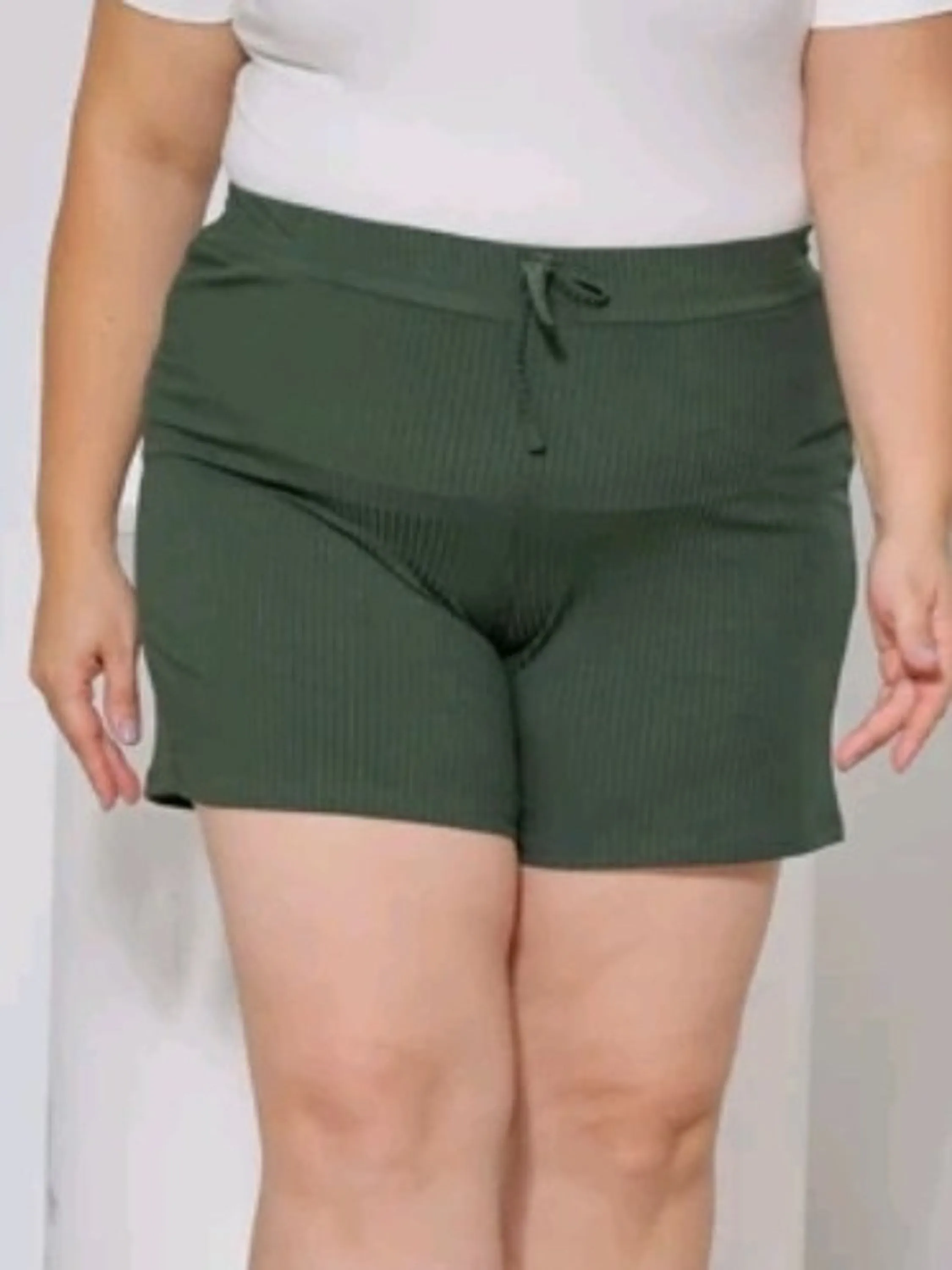 Promoção  Short canelado plus size