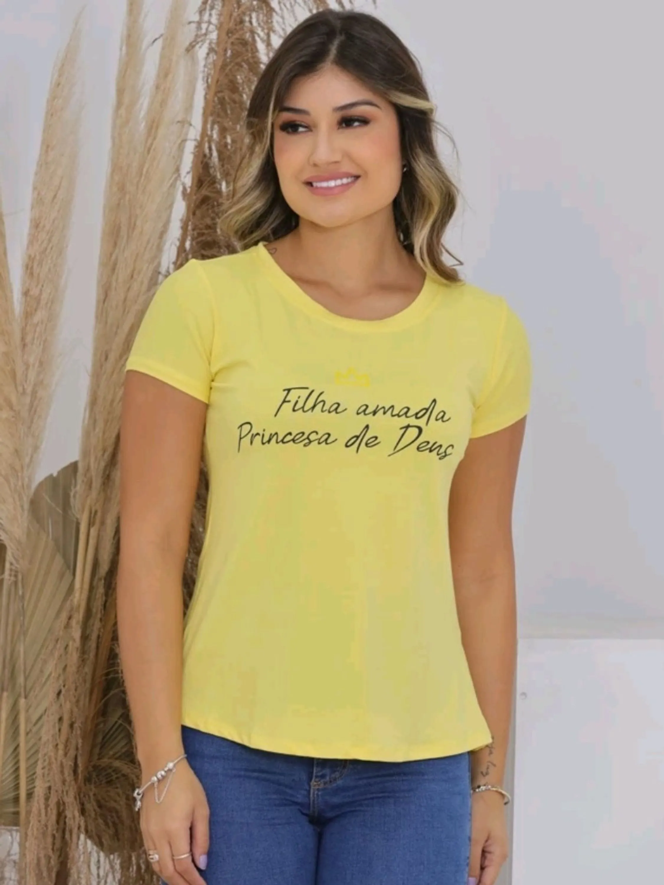 Camiseta Tshirt feminina estampada filha amada