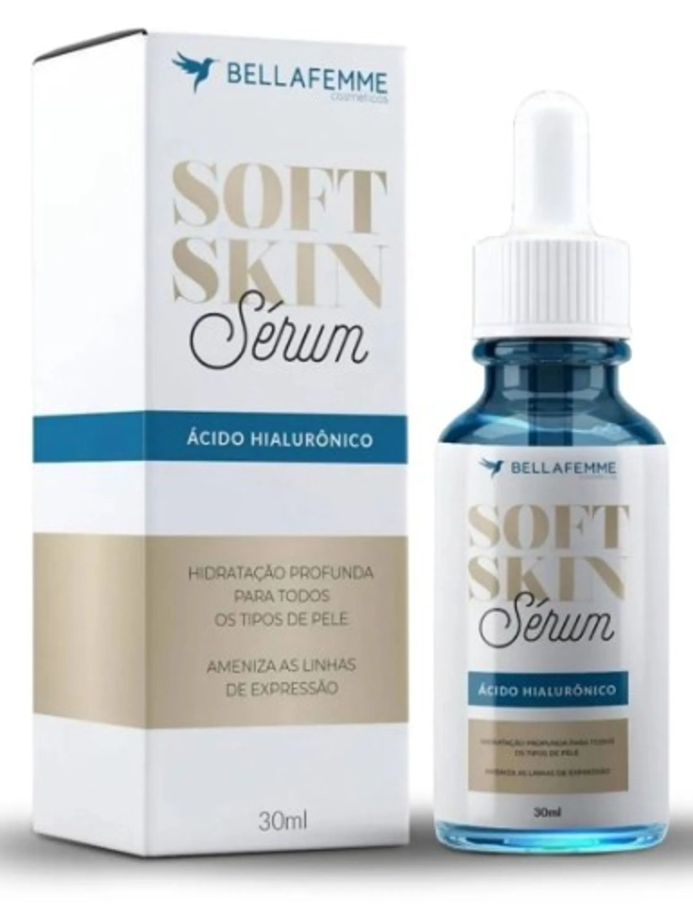 Sérum Ácido Hialuranico Soft Skin Bella Femme