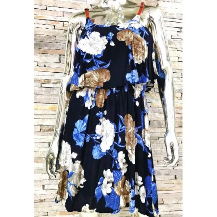 Vestido Curto Floral Tipo Estilingue Z25