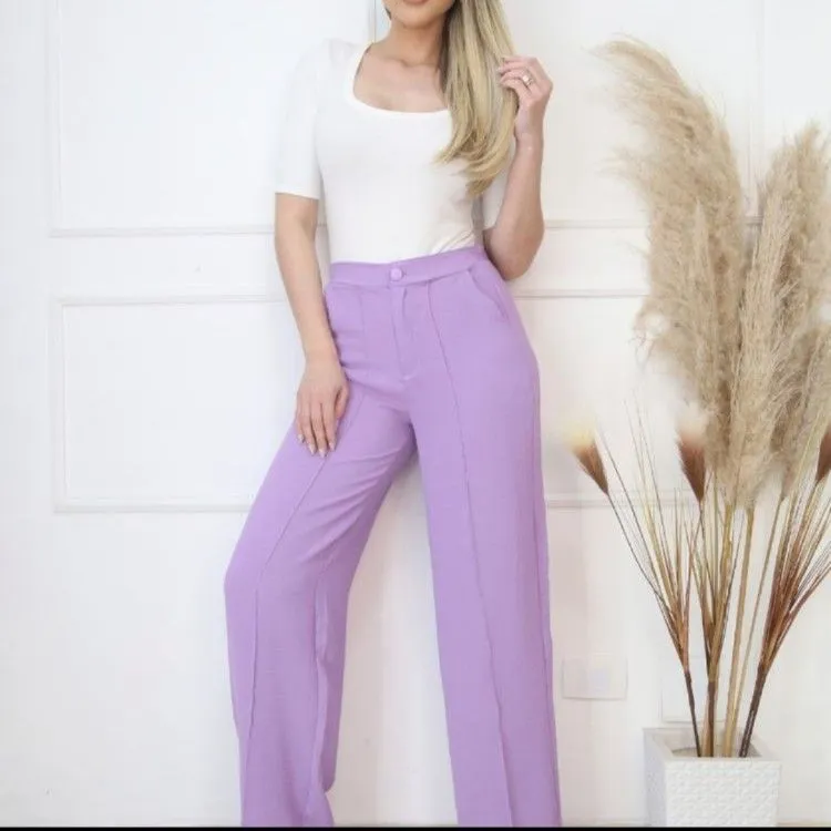 Calça pantalona duna novo modelo zuzu moda feminina