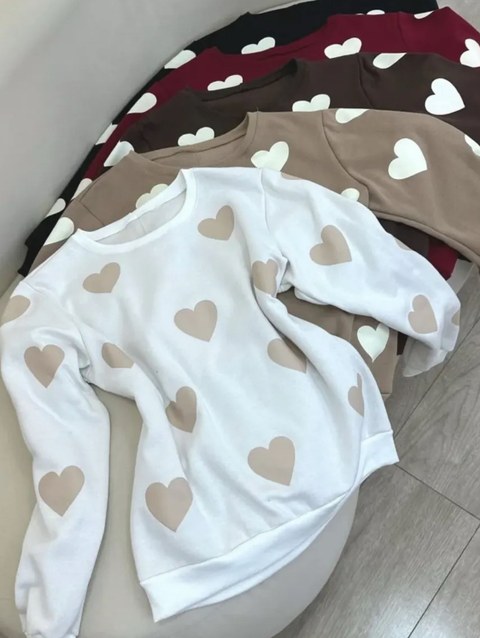 Blusa Moletom Coração