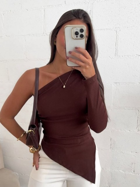 Blusa Assimétrica Mula Manca