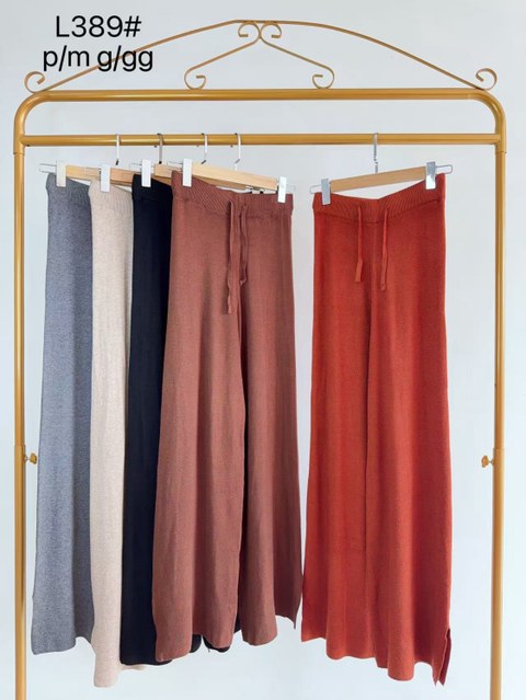 Pantalona em Tricot Modal | Cintura com Cordão