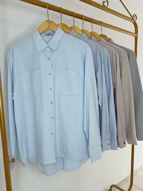 Camisa Max Oversized Listras - Perfeita para Lazer