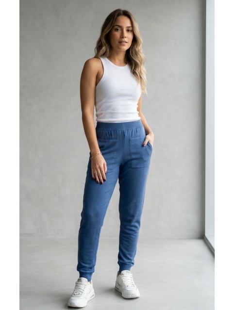 Calça Jogger em tricô modal grosso e macio