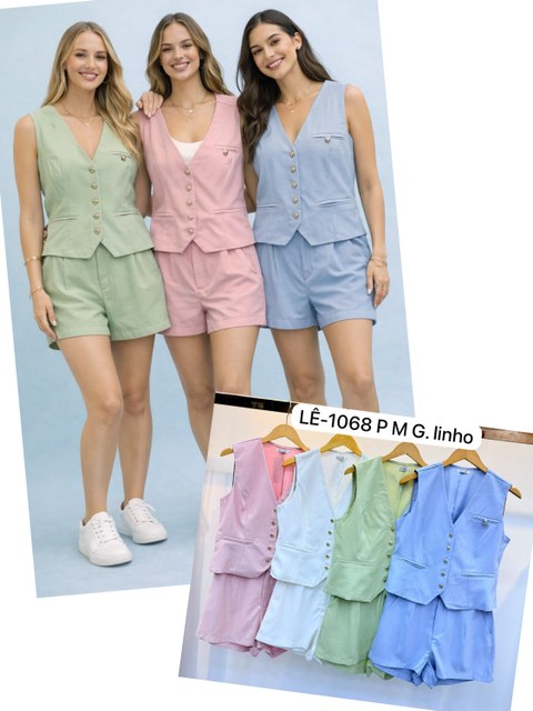 Conjunto de linho LE-1068