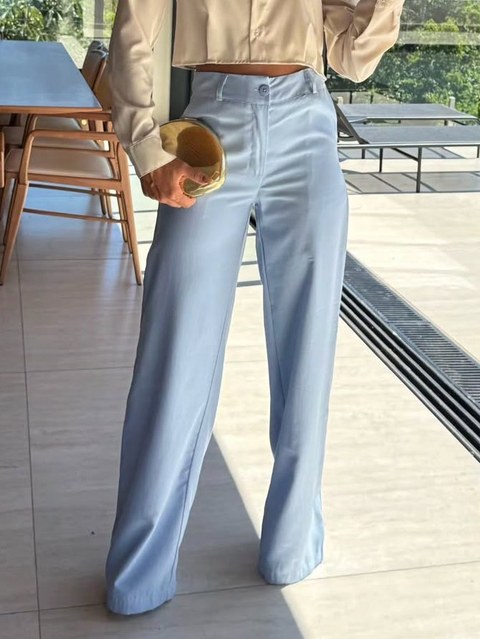 Calça Feminina Pantalona Alfaiataria ⭐