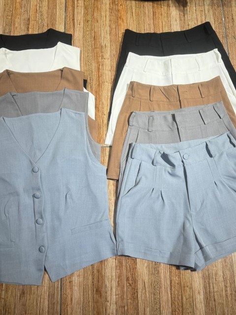 Conjunto Tecido Twil linho
