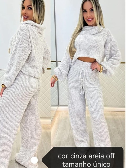 Conjunto Mousse calça e blusa