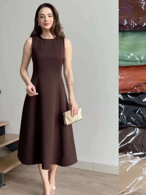 Vestido Alfaiataria Midi