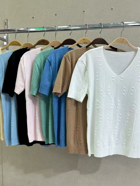 Blusa modal manga curta