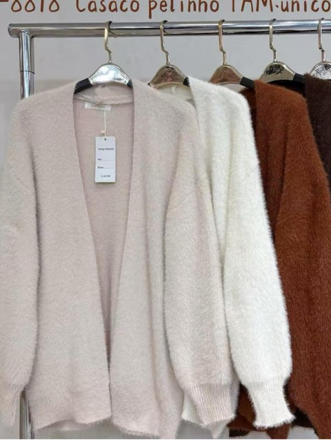 Cardigan de pelinho