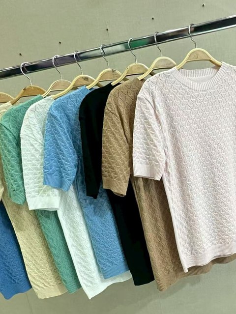 Blusa modal manga curta