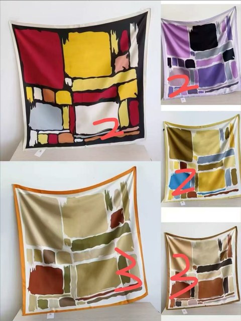 Lenço de seda 90*90