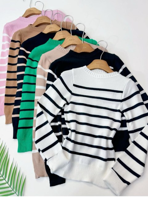 Blusa modal listrado