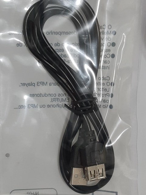 Kit 05 unidades  cabos USB  serão para Mp3