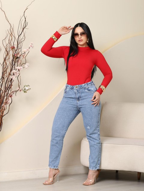 Calça Jeans Mom