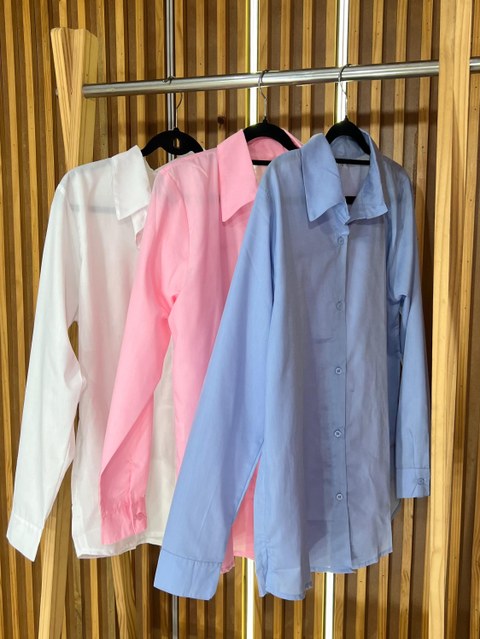 Camisao  liso over size