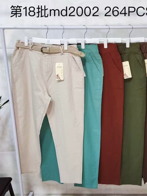 Plus Calça linho  wei060708