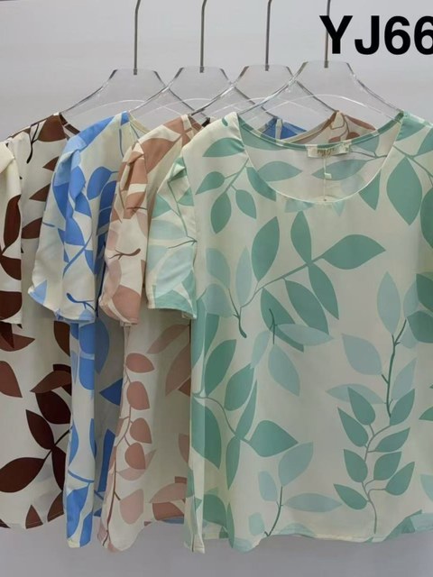 Blusas manga curta wei060708