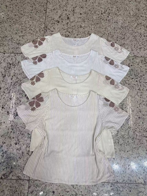Plus Blusas manga curta wei060708