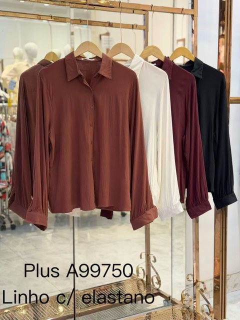 Plus Camisa manga longa wei060708