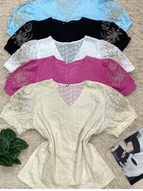 Blusas manga curta wei060708