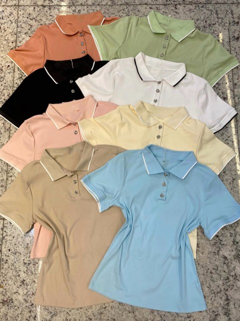 Blusas manga curta wei060708