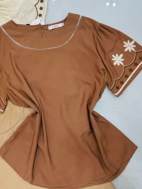 Plus Blusas manga curta wei060708