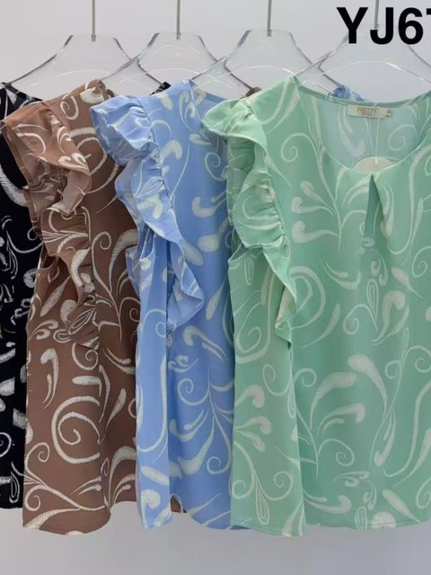 Blusas manga curta wei060708