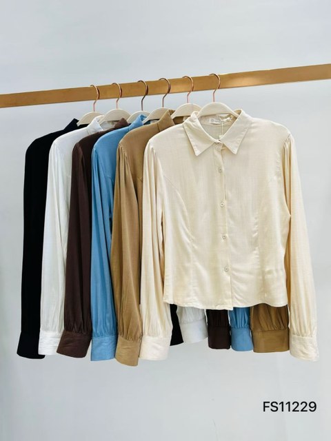 Cropped Camisa manga longa  wei060708