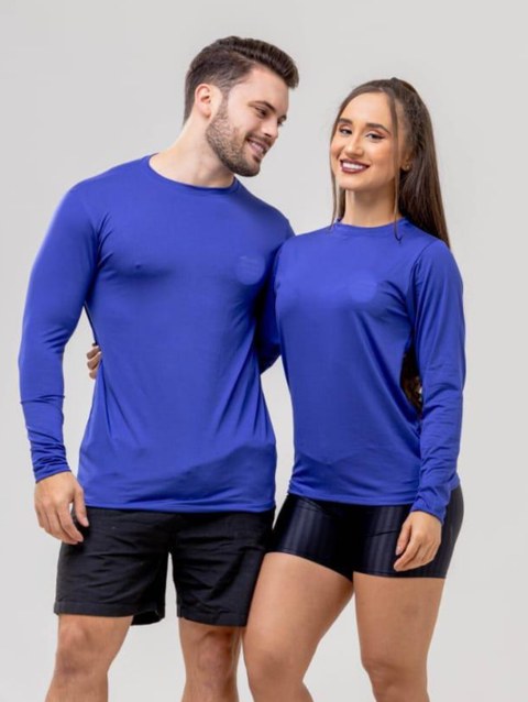 Kit 12 Camisas Térmicas +UV 50 Unissex Manga Longa Proteção