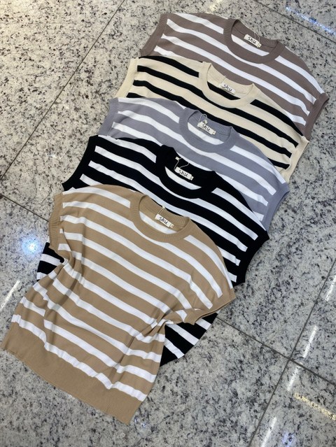 blusa de modal sem manga shu loja