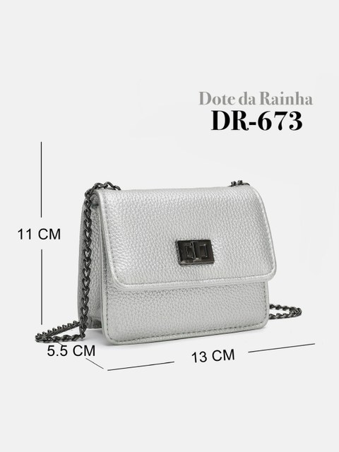 Bolsa Tiracolo Elegante com Alça Corrente
