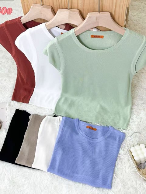 Blusa manga curta fresco