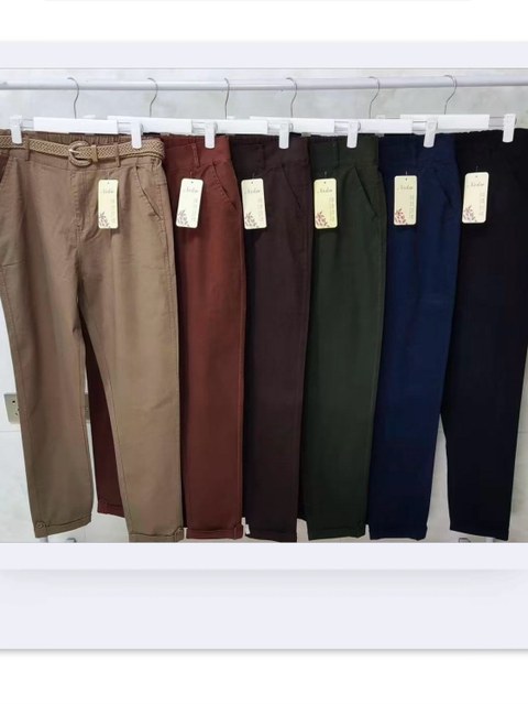 Calca sarja com elastano