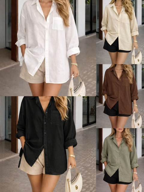 Camisa Chemise  Blogueira Lançamento Moda Feminina