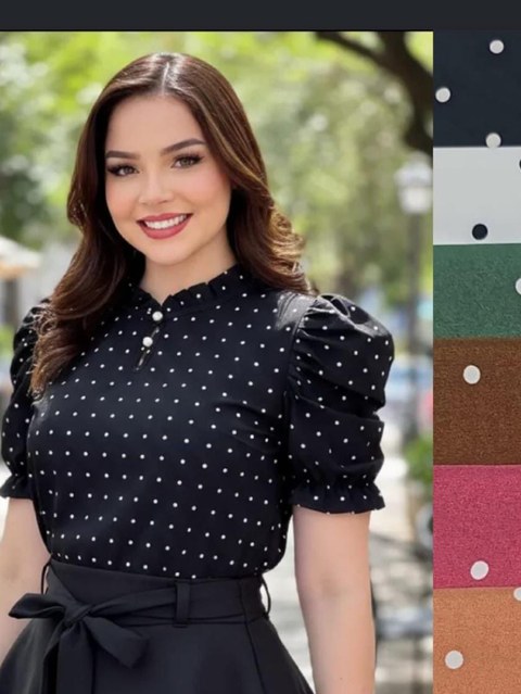 Blusa Manga Curta