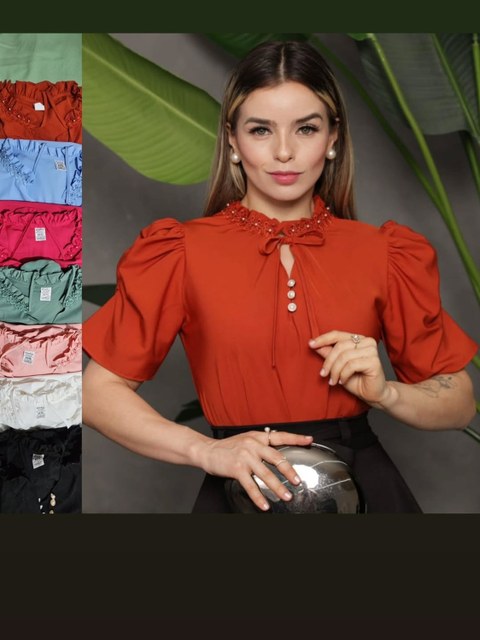 Blusa Manga Curta