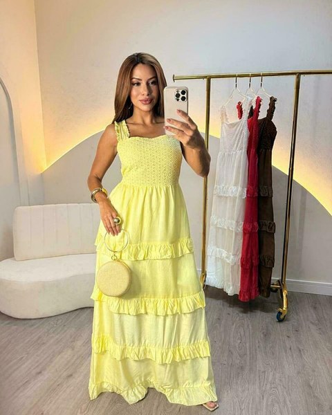 Vestido Babado