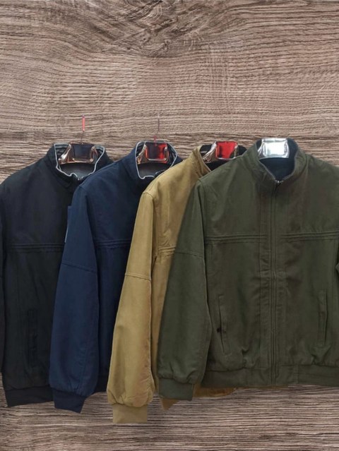 Jaqueta masculina dupla face