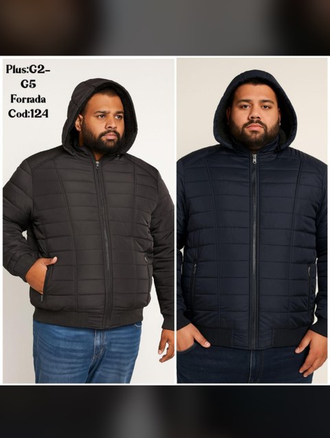 Jaqueta plus size Masculina