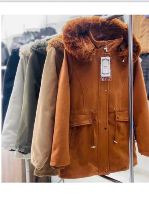 PARKA FEMININA LÃ BATIDA FORRADA