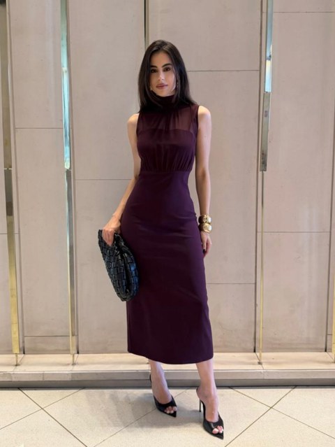 Vestido longo social novidade muito linda